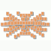 Mahjong in der Spielvariante Libelle und dem Stein Motiv Emoticons