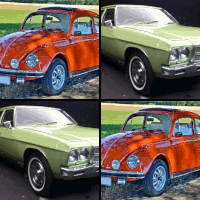 Online Memo Spiel mit 15 Bilderpaaren, dem Karten Motiv Oldtimer und 40 Gewinnpunkten