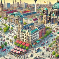 Suchbilder Spiel mit 12 Unterschieden in den Bildern