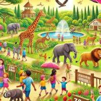 Suchbilder Spiel mit 11 Unterschieden in den Bildern