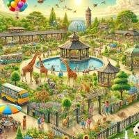 Suchbilder Spiel mit 12 Unterschieden in den Bildern