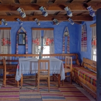 Schiebepuzzle mit 16 Schiebeteilen.