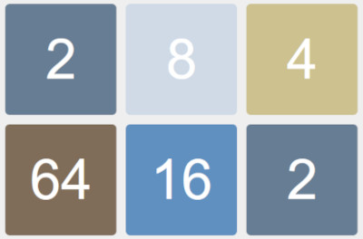 Für das  2048 Spiel brauchst Du vorausschauendes Denken 