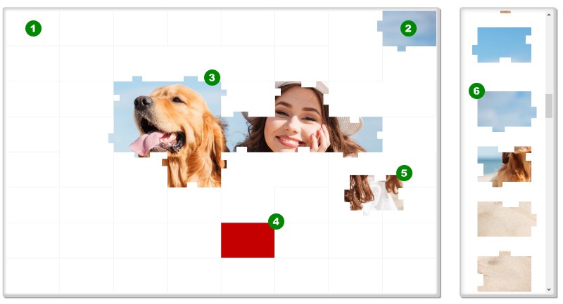 So funktioniert das kostenlose online Bilder Puzzle Rätsel So funktioniert das kostenlose online Bilder Puzzle Rätsel