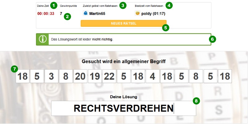 So funktioniert das kostenlose online Codeknacker Zahlenrätsel So funktioniert das kostenlose online Codeknacker Zahlenrätsel