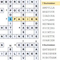Starte ein beliebiges Gitterrätsel