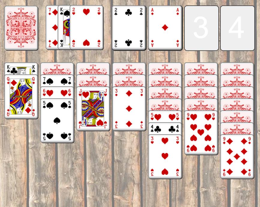Solitaire Kartenspiel Rätsel Hilfe