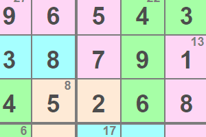 Das Killer Sudoku Rätsel ist die Steigerung vom normalen Sudoku 