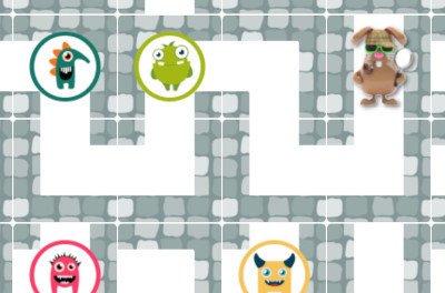 Monster Labyrinth Spiel