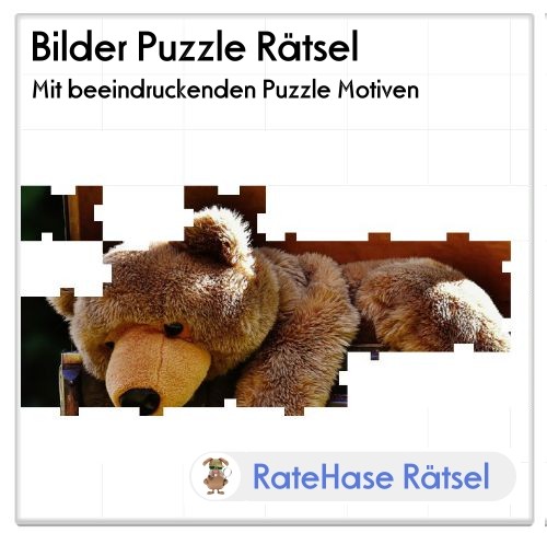 Das ratehase.de Puzzle online Spiel