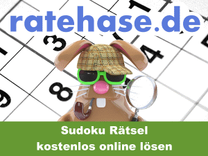 Sudoku Rätsel von ratehase.de