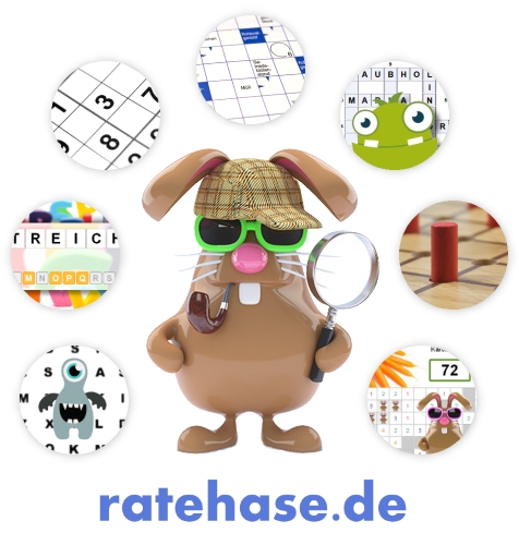 Online Rätsel und Spiele von ratehase.de