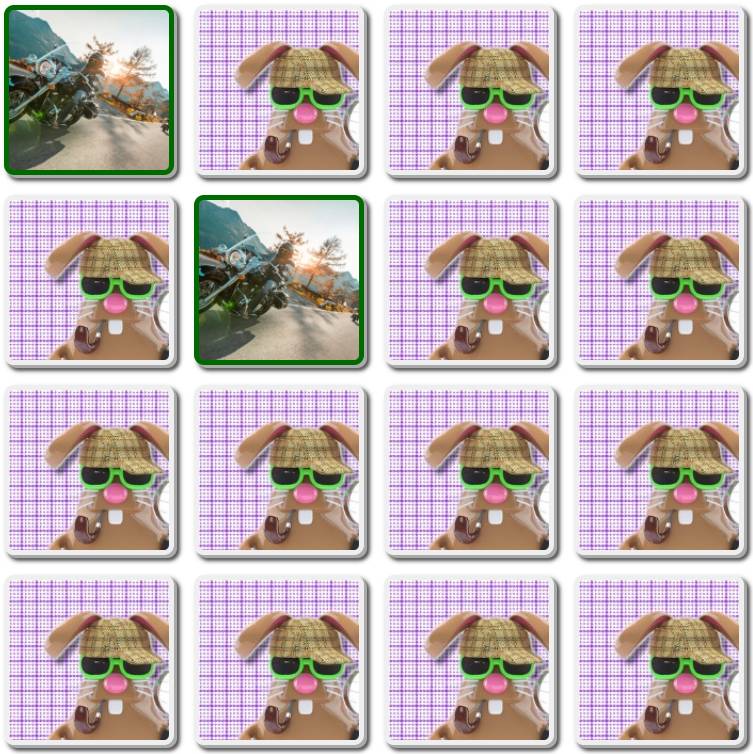 MemoBunny Spiel mit dem Motiv Foto Serie 11
