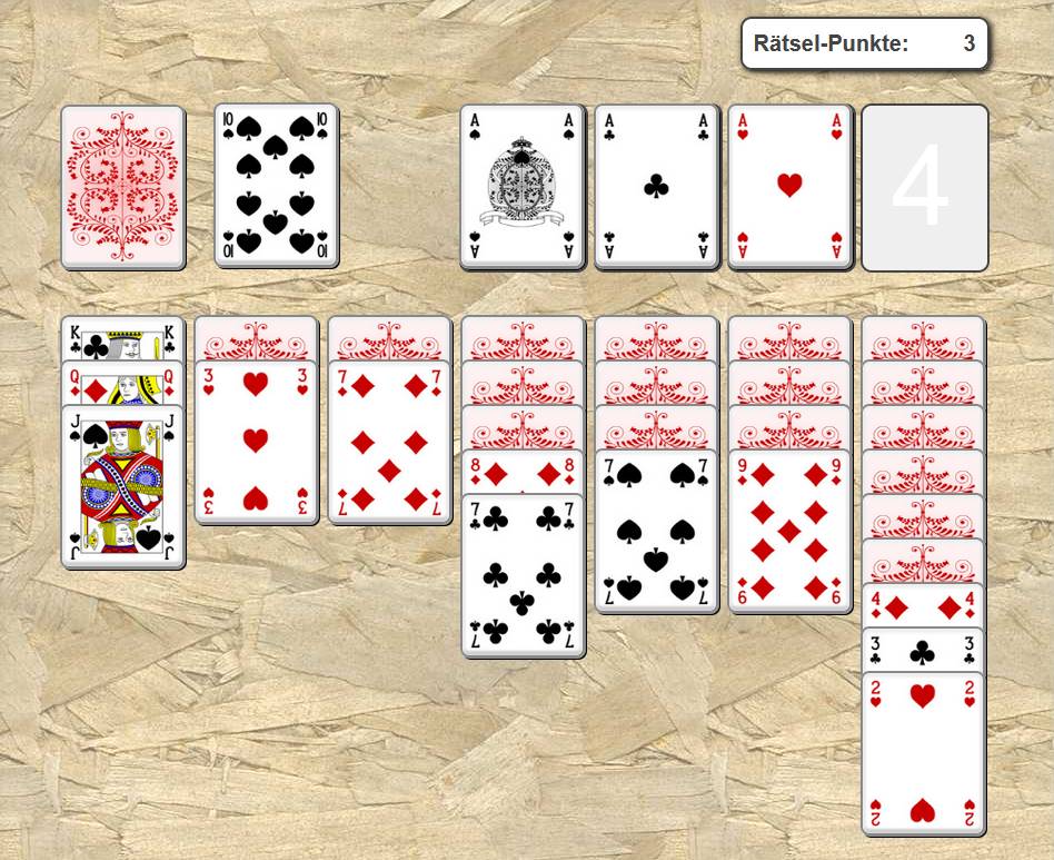 Solitaire Klondike Kartenspiele mit einer Geberkarte