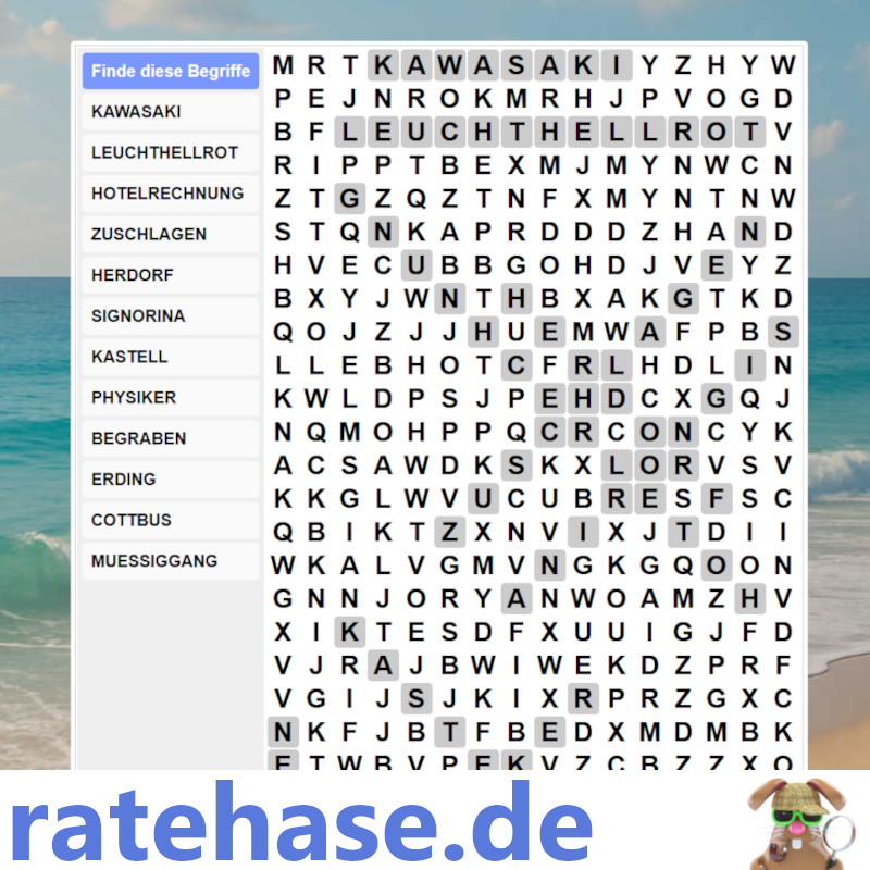 Wörter Suchen Rätsel – Spannender Suchspaß im Buchstabensalat
