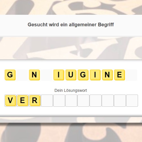 Schüttel Wörter Rätsel Rätsel Hilfe