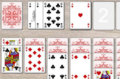 Das Solitaire Klondike ist das bekannteste Kartenspiel für eine Person