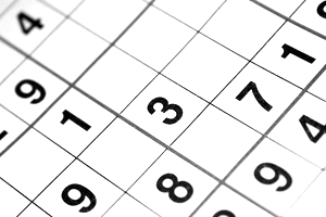 Sudoku Rätsel mit eindeutiger Lösung