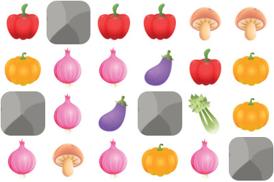 Veggie Crash Spiele jetzt online spielen