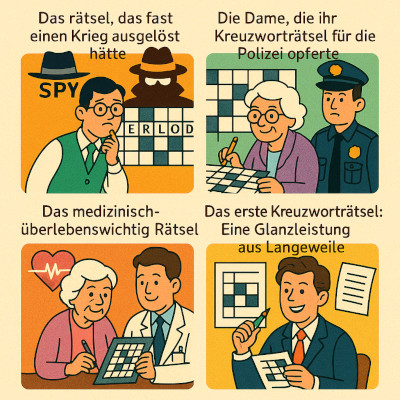 Kuriose, schräge und verblüffend wahre Geschichten rund ums Kreuzworträtsel