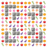 Online Veggie Crash Spiel mit dem Level »Im Visier«