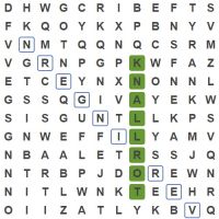 Finde im Wörter Suchen Rätsel alle Begriffe in dem Buchstabensalat