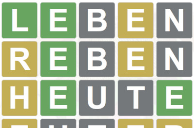 Wordle mit deutschen Begriffen